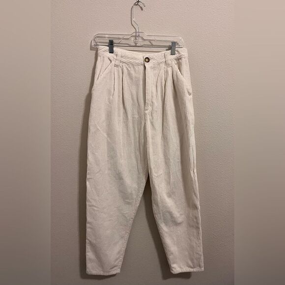 Free People Blue Corduroy Pants size 4 - Picture 1 of 3